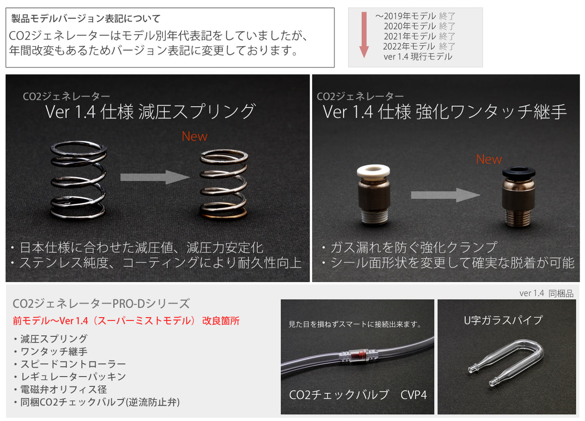 CO2ジェネレーター PRO-D701s Ver1.4 シルボンシルボン - 魚用品/水草