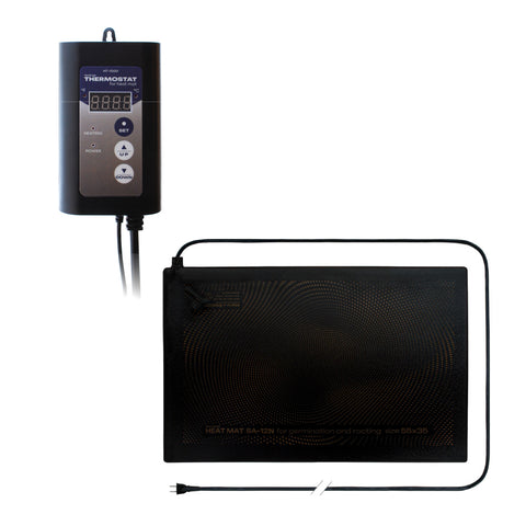 HaruDesign サーモスタット（HT-1000）+ 追加用ヒートマット（SA-12N）2点セット品