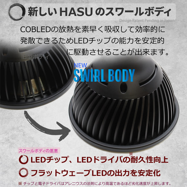 HaruDesign 植物育成ライト HASU38 4K 暖色系 ブラックボディ McウェーブLED搭載 フルスペクトル フリッカーフリー 耐熱apec(C)レンズ2026年更新 【製品3年保証】