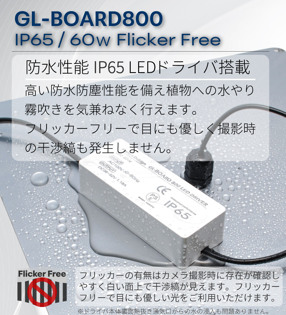 HaruDesign 植物育成ライト GL-BOARD800 育成用高効率SMD2835LED