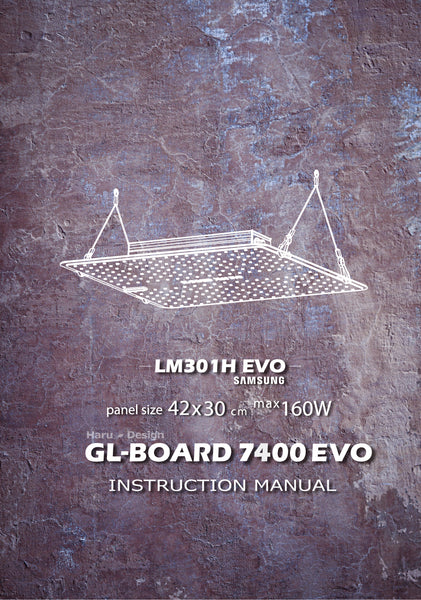 HaruDesign 植物育成ライト GL-BOARD7400EVO サムスンLM301H EVO搭載 size42x30cm max160W 無段階調光機能 防水性能IP65