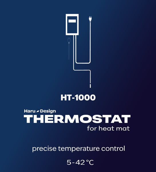 HaruDesign サーモスタット（HT-1000）+ 追加用ヒートマット（SA-12N）2点セット品