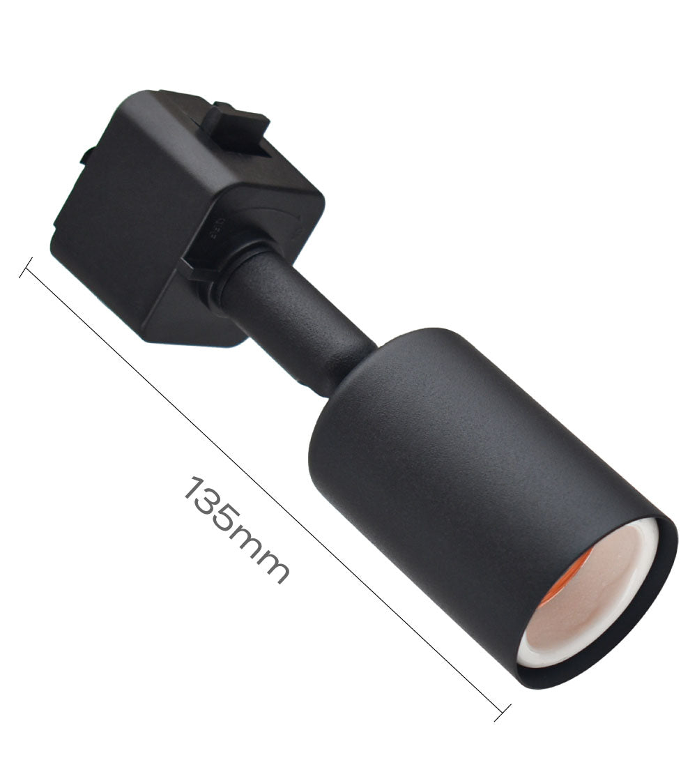 HaruDesign ライティングレール用ソケット器具（マットブラック） 電球