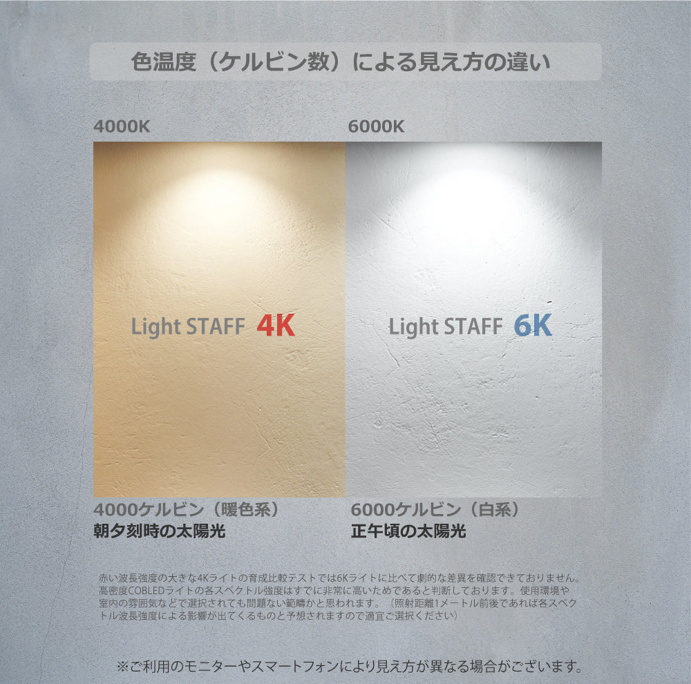 HaruDesign 植物育成LEDライト Light STAFF VA 4K McW 暖色系 4000ケルビン