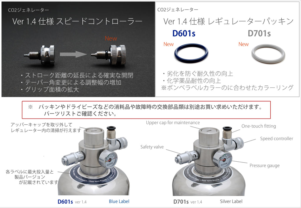 CO2ジェネレーター HaruDesign PRO-D601s - 魚用品/水草