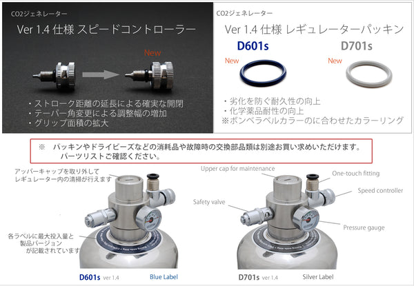 HaruDesign CO2ジェネレーター PRO-D601s Ver 1.4 (スーパーミスト＆フルセットモデル)